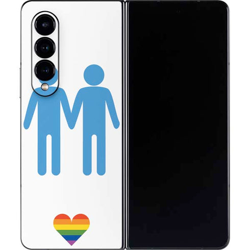 Blue Pride Galaxy Z Fold4 5G Skin